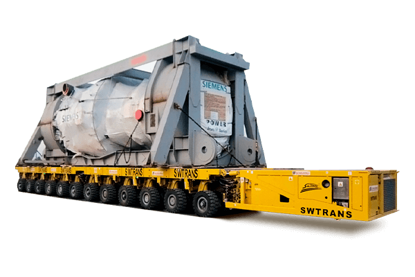 перевозка турбин на трале